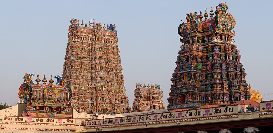South India Temple Trail route image